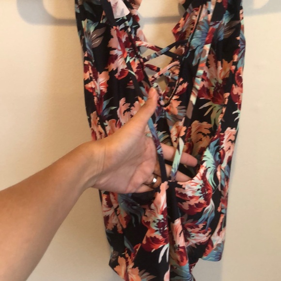 Tori Praver onepiece floral M - Picture 6 of 7